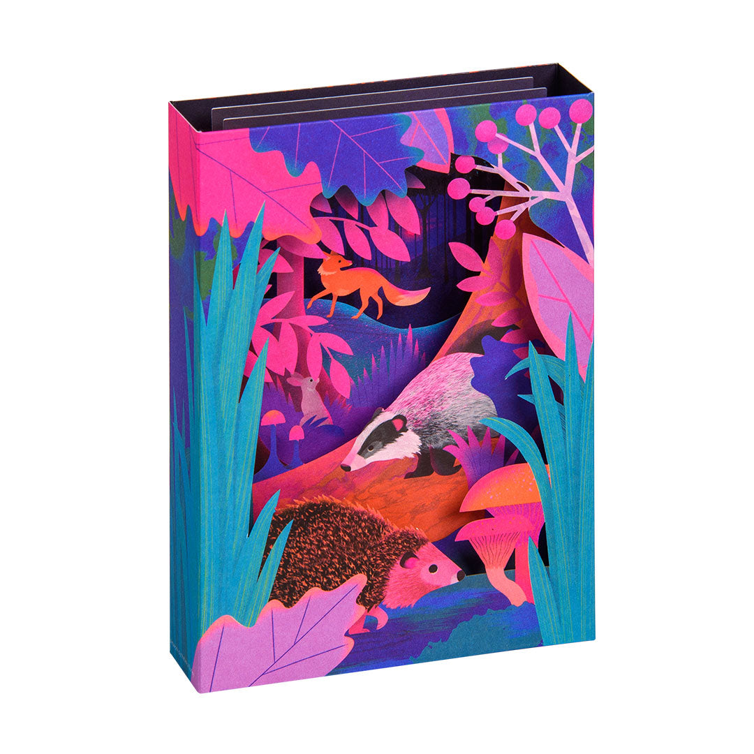 British Woodland 3D Greeting Card