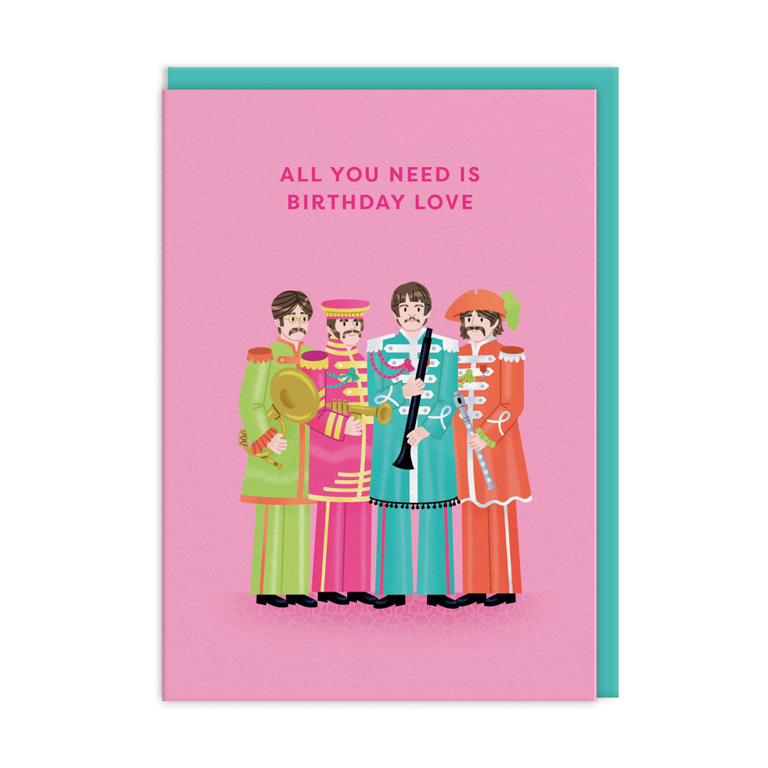 The Beatles Greeting Card