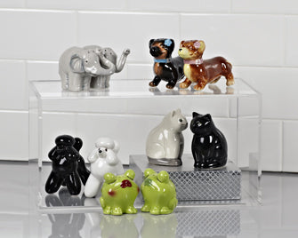 Hugging Elephant Salt & Pepper Shakers