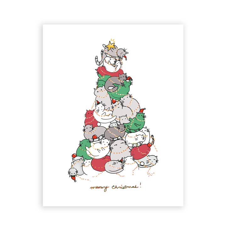 Meowy Christmas Card