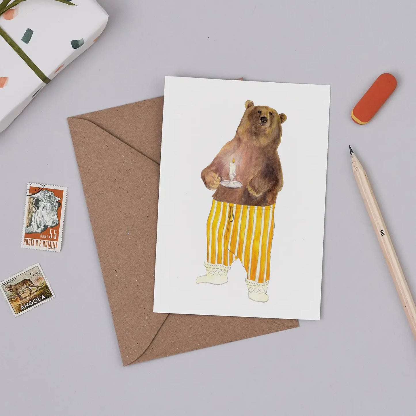Bearly See You Card