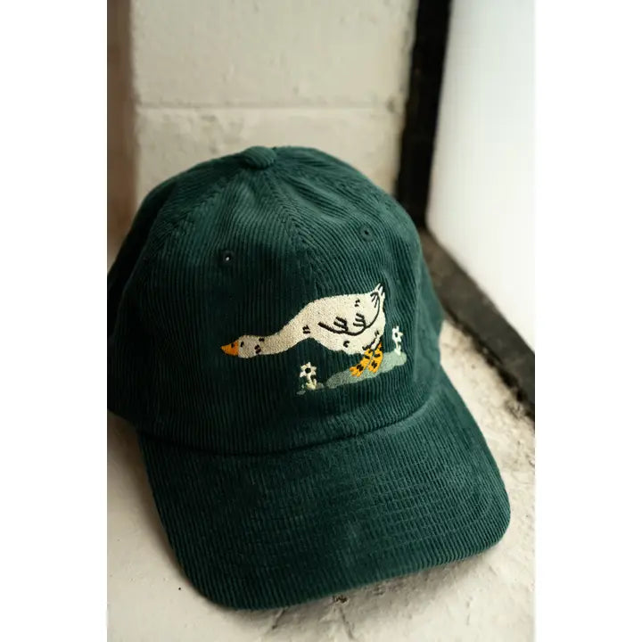 Reaching Corduroy Dad Hat | Emerald