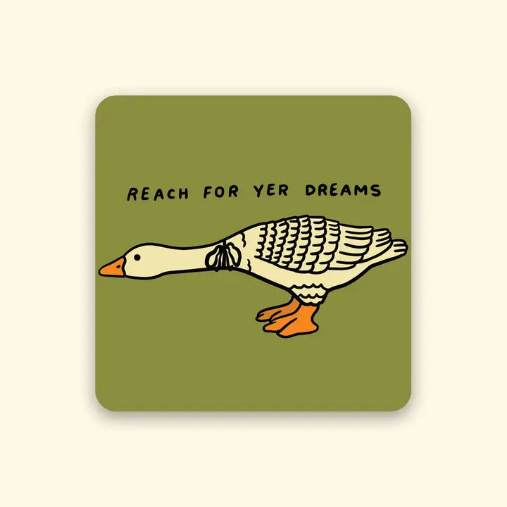 S31 Reach For Yer Dreams Waterproof Vinyl Sticker