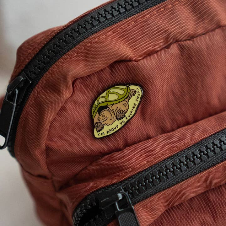 @48 About to Snap Enamel Lapel Pin