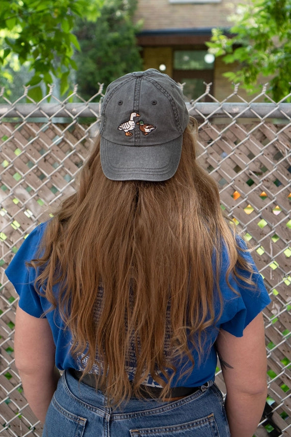 Fowl Duck and Goose Embroidered Dad Hat