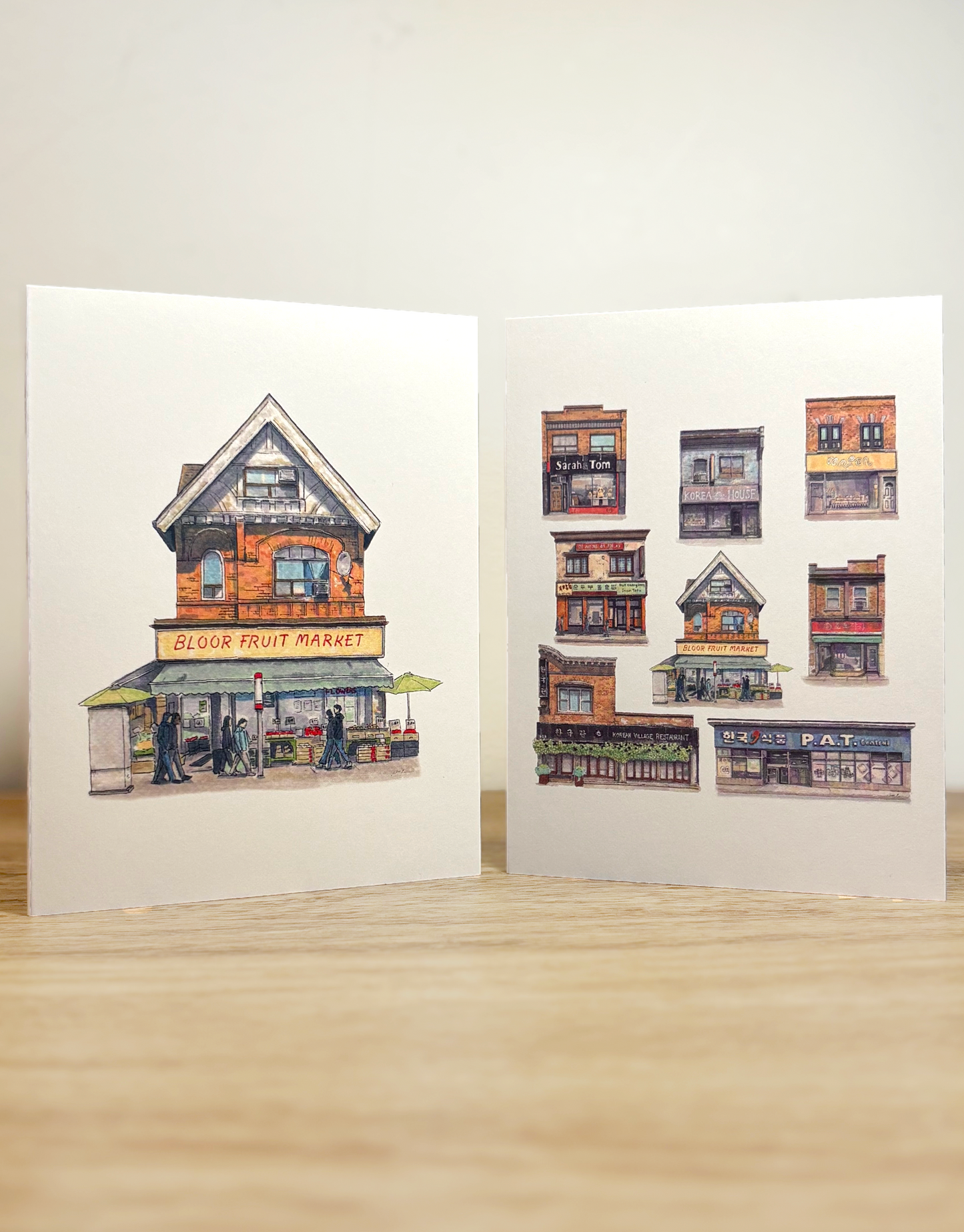 Bloor Fruit Market Greeting Card