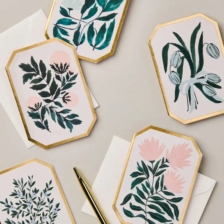 Anastasia Botanical Die Cut Mini Card