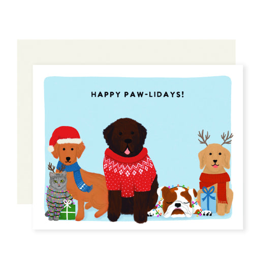 Paw Lidays Card