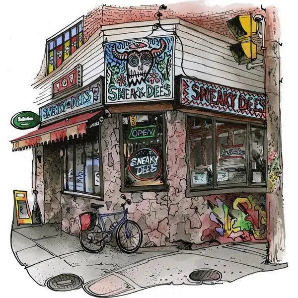 Sneaky Dee's Toronto Postcard