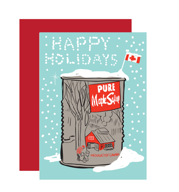 Maple Syrup Holiday Card