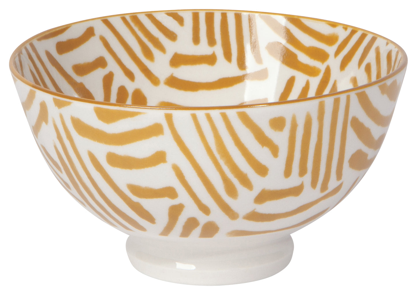 4" Stamped Ochre Lines