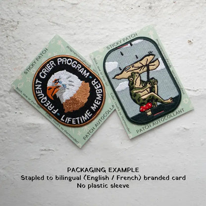 #24 Scrappy Raccoon Trash Sticky Patch