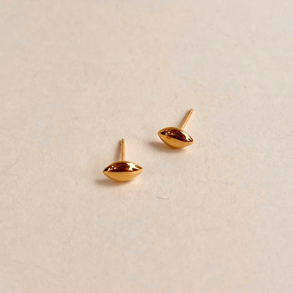 Little Puffed Seed Shape Studs