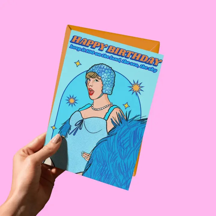 Happy Birthday Keep It 100 Greeting Card