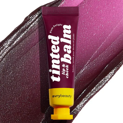 Vegan Lip & Cheek Tinted Balm - Plum Delight