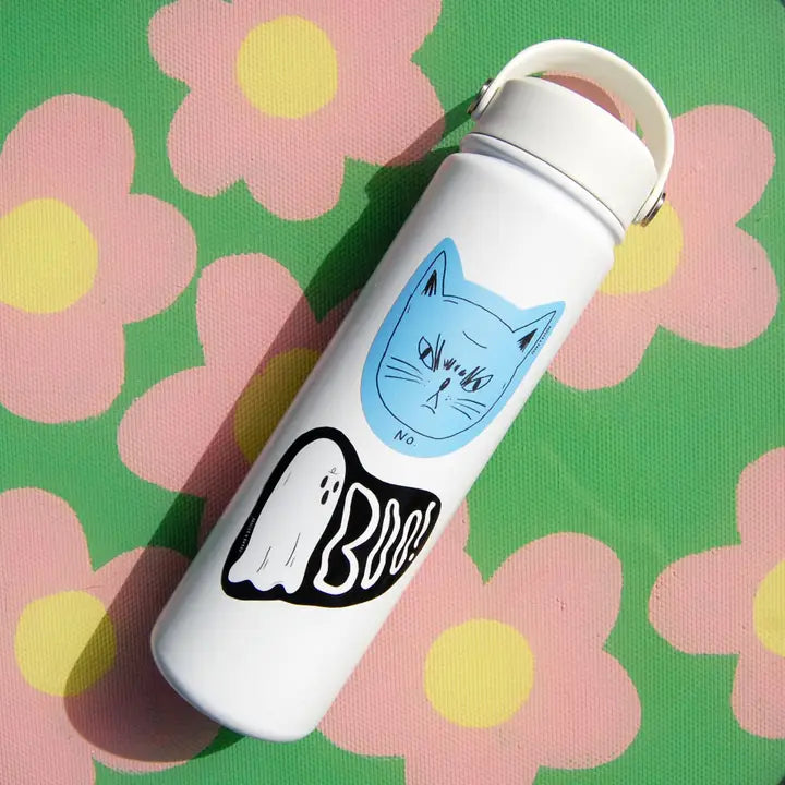 S79 Snitty Kitty "No" Sticker Waterproof Vinyl Sticker