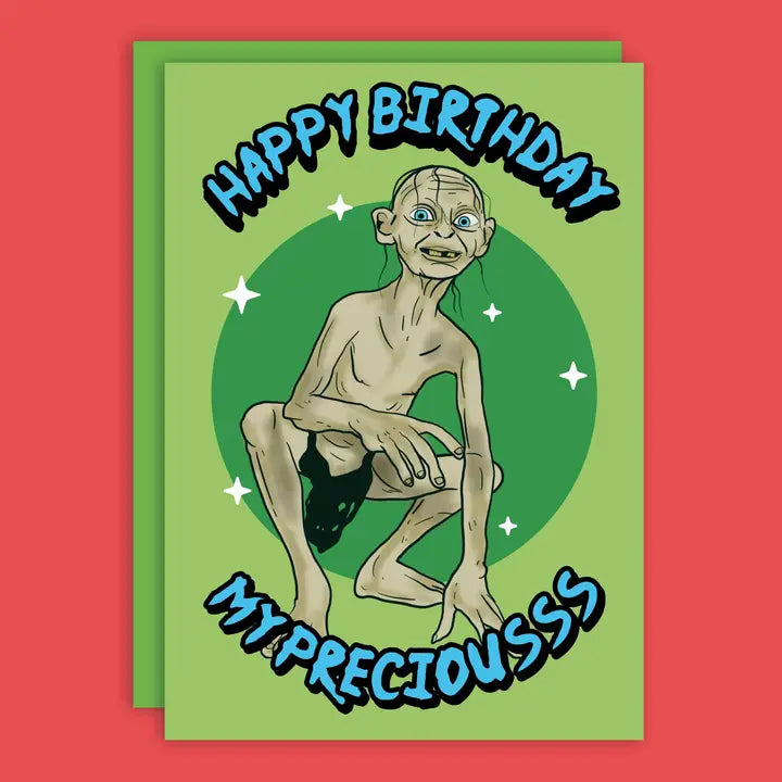 Happy Birthday My Precious Funny Halloween Greeting Card