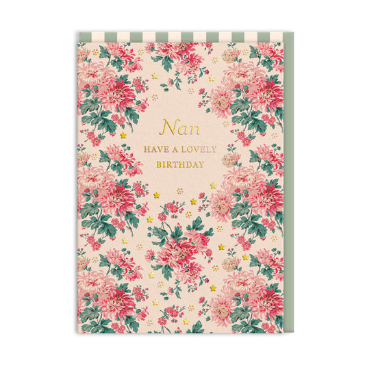 Nan Have A Lovely Birthday Greeting Card