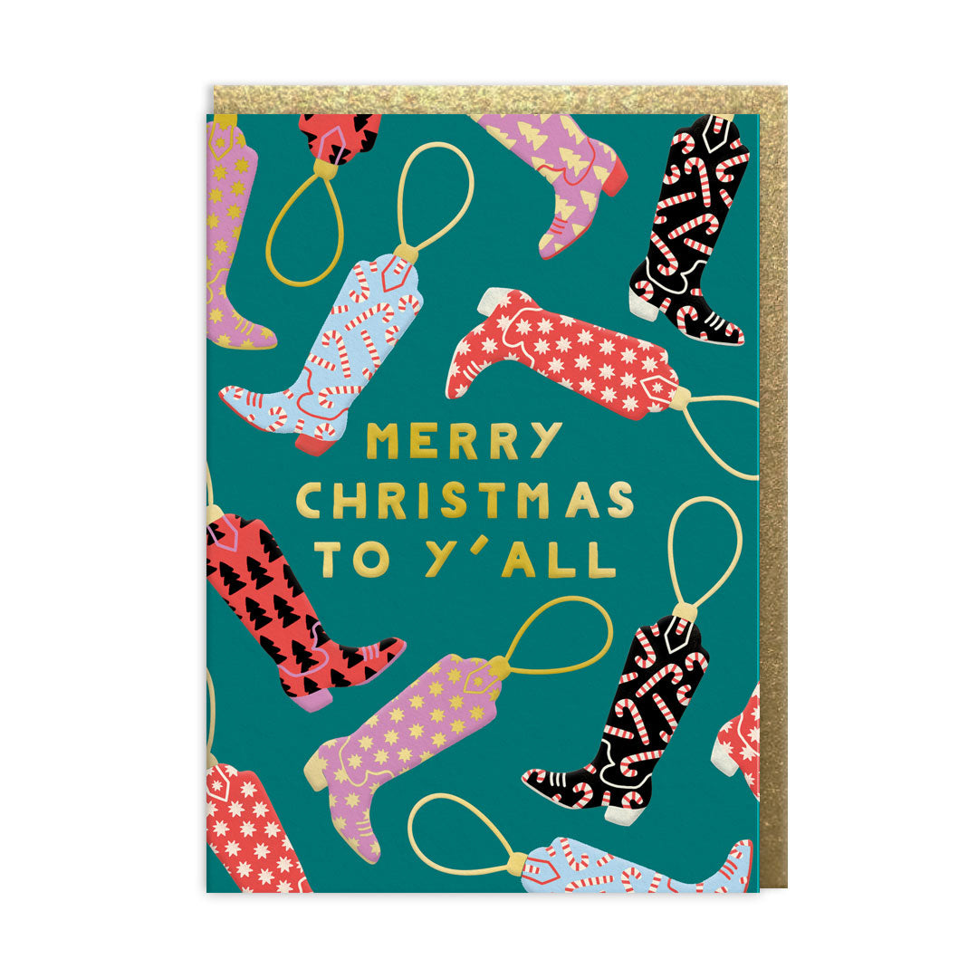 Merry Christmas Y'all Greeting Card