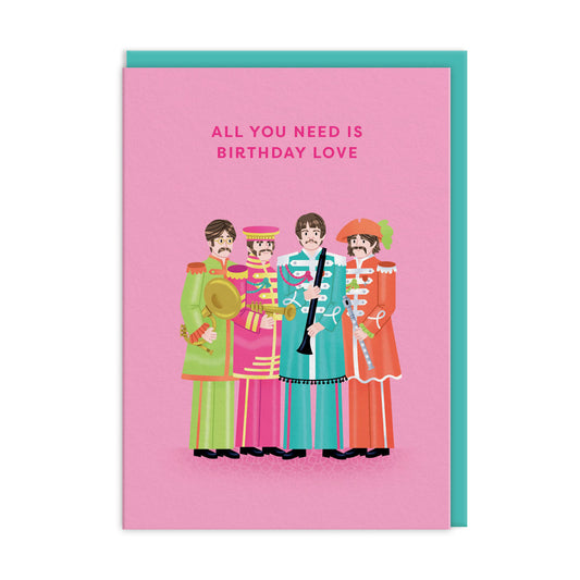 The Beatles Greeting Card