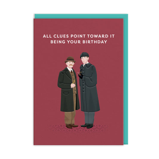 Sherlock Holmes Greeting Card