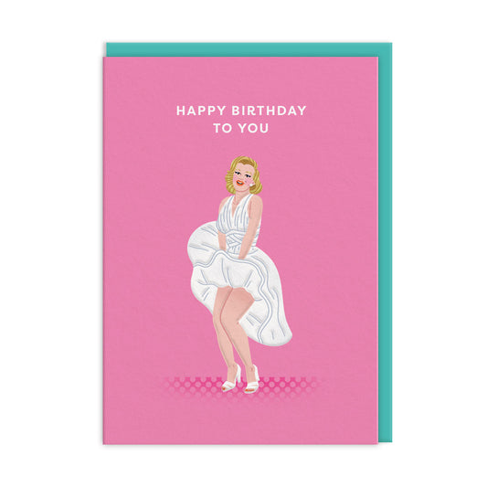 Marilyn Monroe Greeting Card