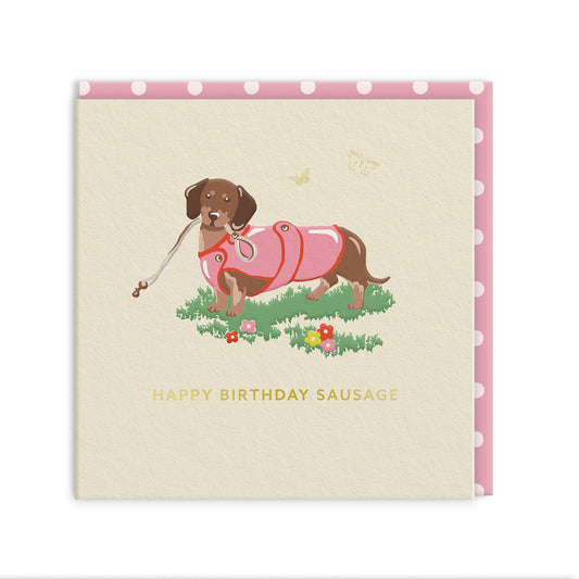 Dachshund Greeting Card
