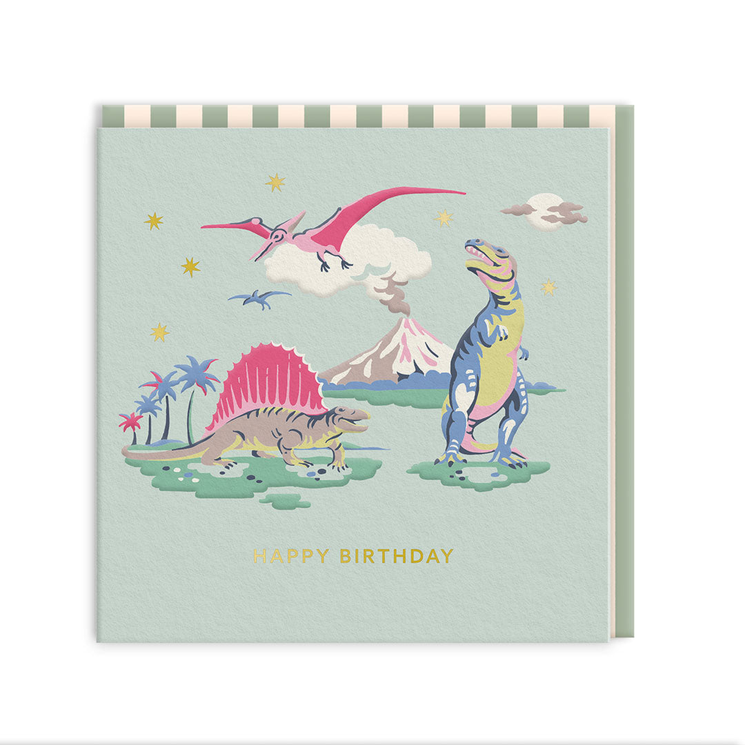 Dino Birthday Greeting Card