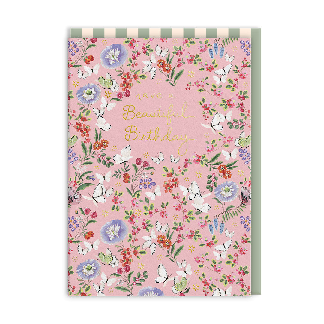 Butterfly Dance Birthday Greeting Card