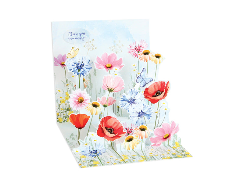 Pop Up Wildflower Meadow Card