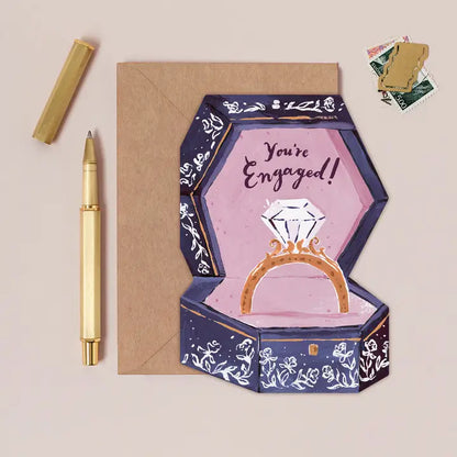 Engagement Ring Box Card