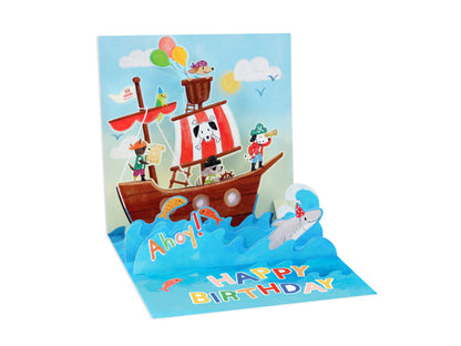 Pop Up Pirate Dogs Card