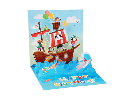 Pop Up Pirate Dogs Card