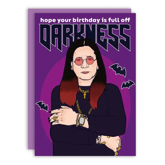 Birthday Full Of Darkness Halloween Greeting Card