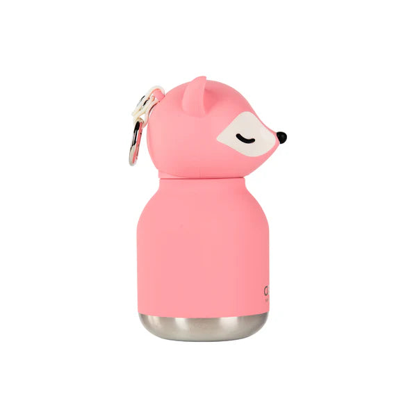 Mini Besties Pink Fox Water Bottle