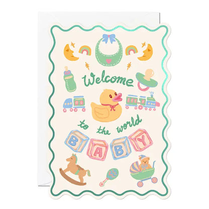 Welcome To The World Baby Card