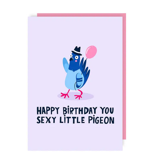 Little Pigeon Funny Birthday Card