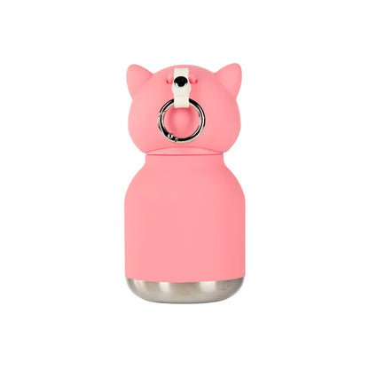 Mini Besties Pink Fox Water Bottle