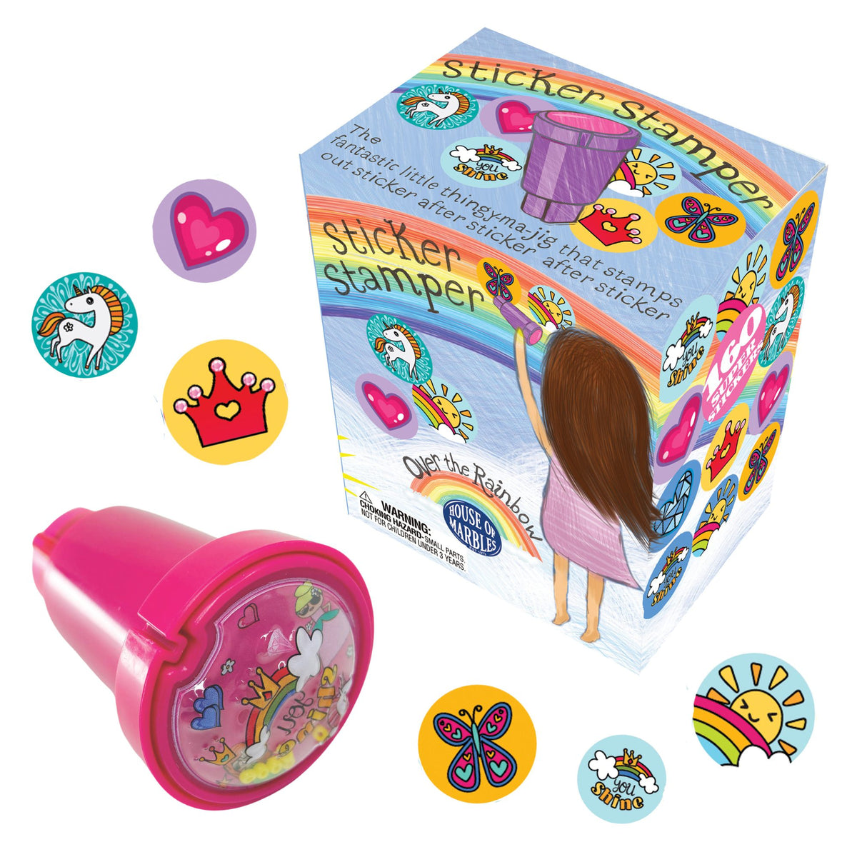 Rainbow Sticker Stamper