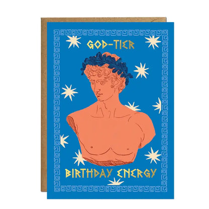 God Tier Funny Birthday Card
