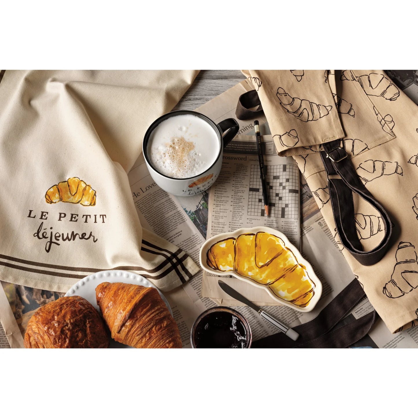 Le Petit Dejeuner Shaped Dish