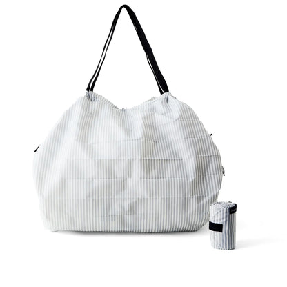 Shupatto Compact Reusable Bag Large Sen Stripe