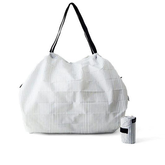 Shupatto Compact Reusable Bag Large Sen Stripe