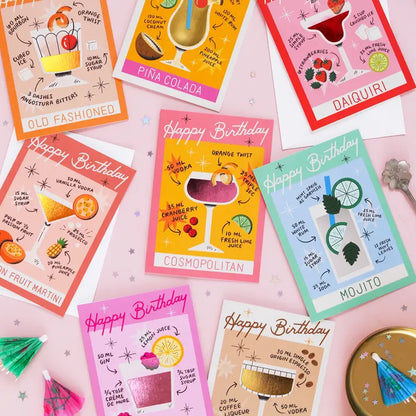 Old Fashioned Birthday Card