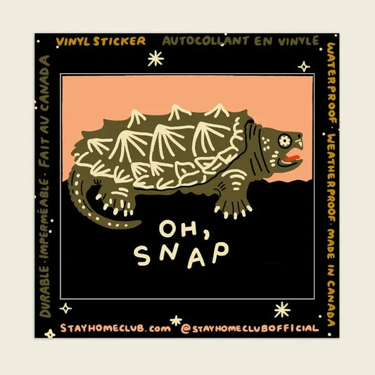 S104 Oh Snap Vinyl Sticker
