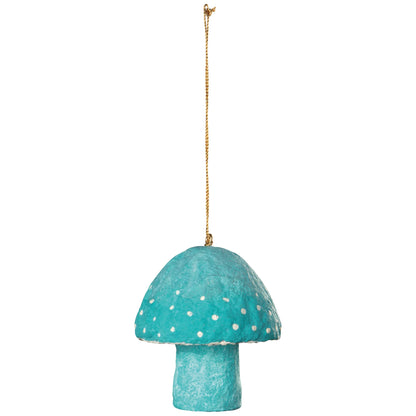 Mushroom Gems Mache Ornament