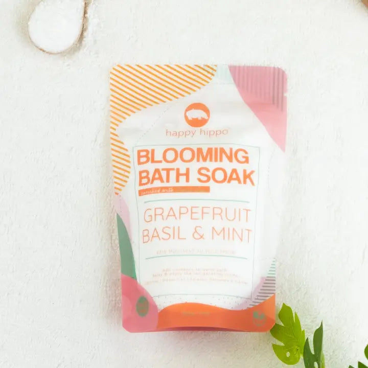 Grapefruit Basil + Mint Blooming Bath Soak 200G