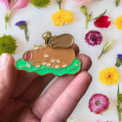 @34 Capybarbaras Enamel Pin