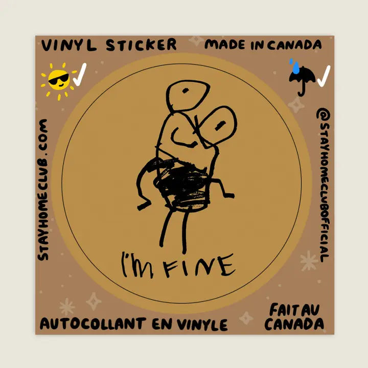 S24 I'm Fine Vinyl Sticker