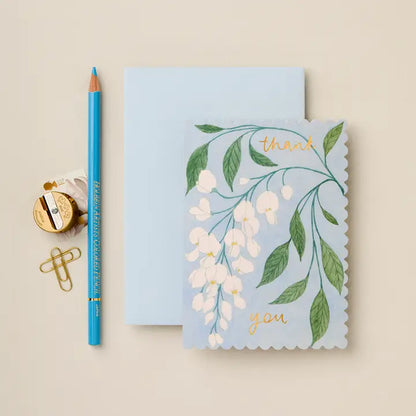 Wisteria Thank You Card